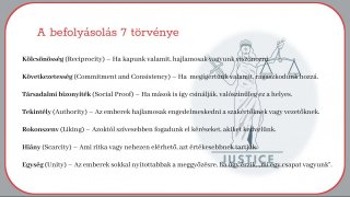 08 A befolyásolás 7 törvénye