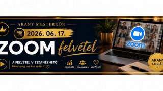 ARANY Műhely EST | ZOOM FELVÉTEL | 2026.06.17. 19:00